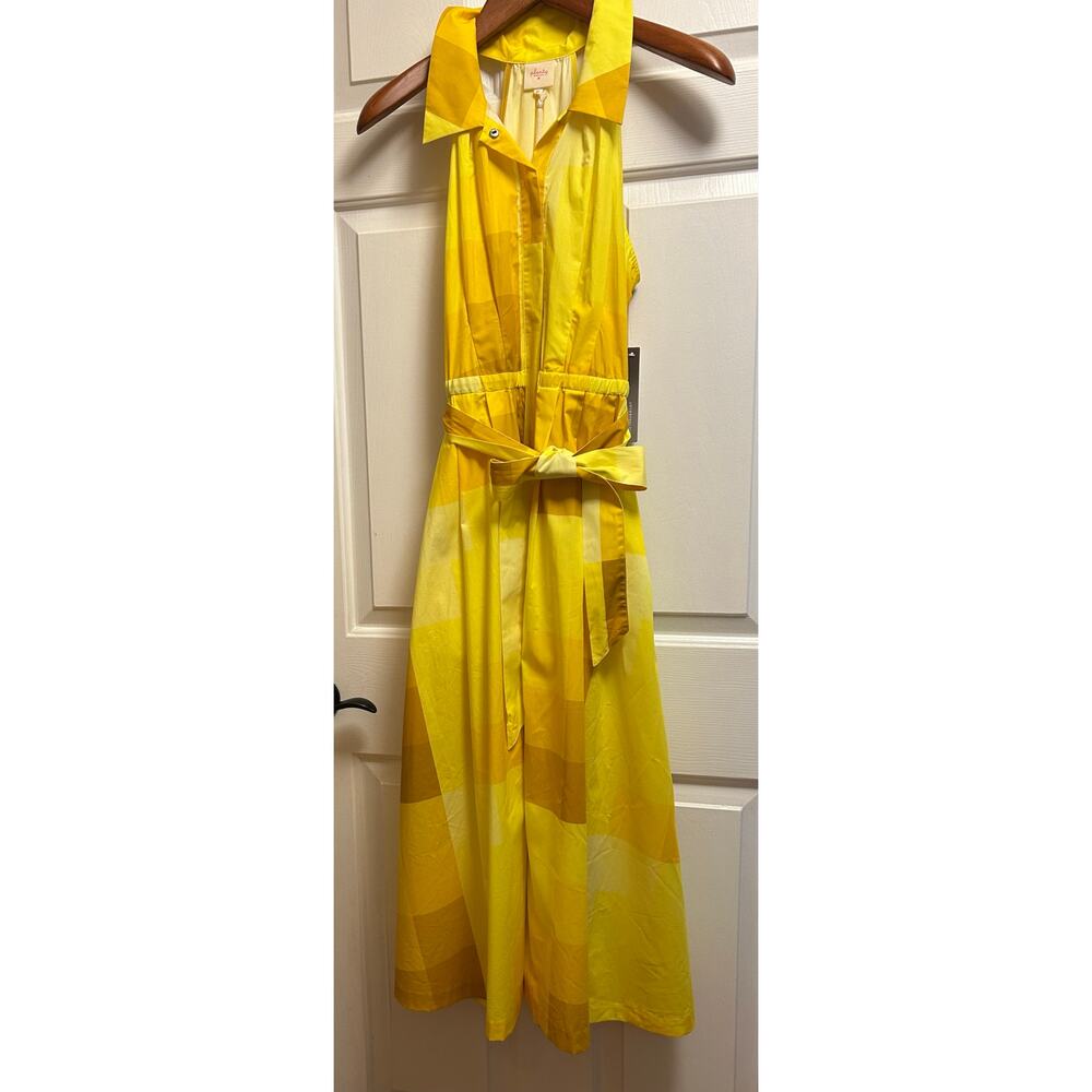Anthropologie Plenty by Tracy Reese Halter Buttondown Shirt Dress Size M